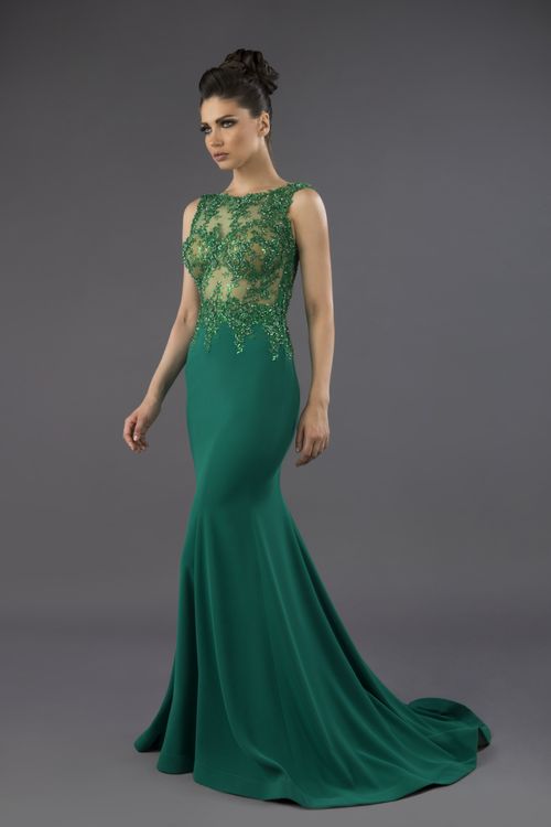 Mermaid evening dress | Tony Chaaya Haute couture